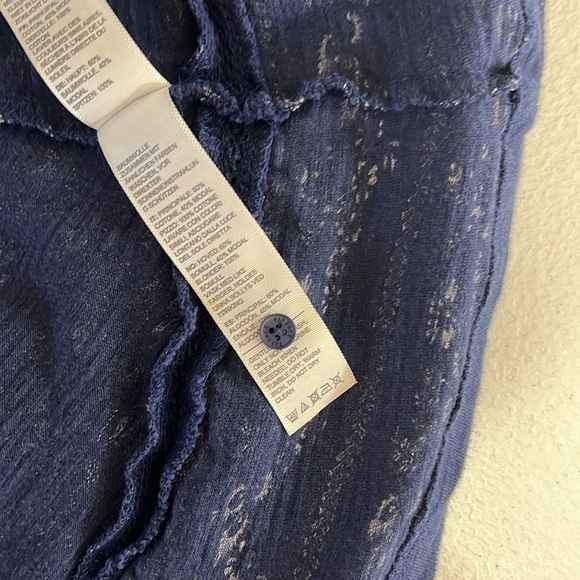 Fat Face Sz 12 Simone Jersey Wave Dot Dress Blue - Picture 12 of 13